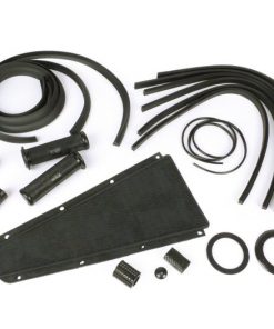 Kit complet de caoutchouc noir (19 pièces) pour vespa Rally180-200, TS125, Sprint150, Sprint Veloce150, GT125, GTR125, Super125, Super150, GL150