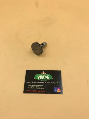 Pignon de pompe à huile avec piston (sans joints torique) pour vespa PX 125 (2 encoches)