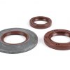 Kit joints spi pour moteur -BGM PRO, FKM/Viton® (résistant à E10)- Vespa PX Lusso (1984-1993) - PX80, PX125, PX150, PX200, T5 125cc, Cosa - joint spi roue arrière 30x47x6mm (externe)