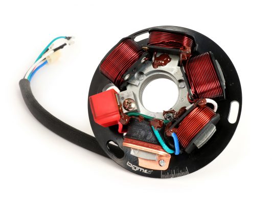 Stator d'allumage électronique BGM PRO complet 5 fils (plateau d'allumage) pour Vespa 80 / 125 / 150 / 200 Px Arco