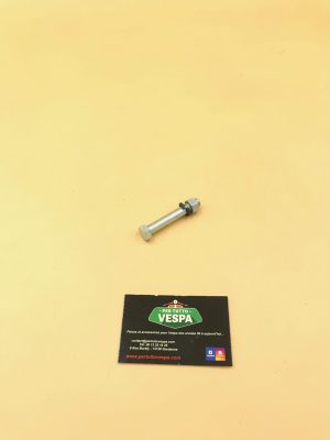 Kit vis amortisseur arrière amortisseur/moteur -QUALITÉ OEM- Vespa M9 x 65mm - incl. écrou et rondelle - Vespa V50, PV, ET3, PX (-1984), Vespa Rally, Sprint150, GL150, Super, TS125, GT125, GTR125, GS160, GS4, SS180