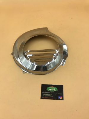 Cache volant magnétique Chromé (inox poli) pour Vespa T5