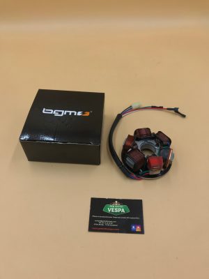 Stator d'allumage électronique V2.5 BGM PRO complet 5 fils (plateau d'allumage) pour Vespa T5