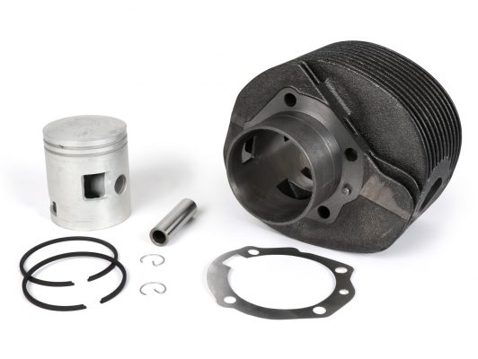 Ensemble cylindre, piston complet pour Vespa 200 Rally / 200 Px / Cosa 200, Motovespa 200DS, 200DN, TX200, 200 Iris - BGM 12ch