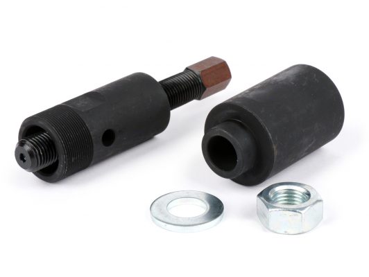 Extracteur multifonction bgm -M26x1,0 (intérieur) + 28x1,0 (extérieur)- (extracteur d‘embrayage Vespa 50 / 125 primavera / Et3 / extracteur volant magnétique Vespa Primavera Et3 - Px - T5 - et autre vespa avec filetage sur le volant magnétique. + presse démonte embrayage bgm Original