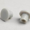Tampons caoutchouc pour boucher les 2 trous du support de roue de secours -VESPA- Vespa V50, V90, PV, GL, GT, GTR, TS, Sprint, Rally, SS180, T4, VNA, VNB - gris