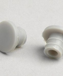 Tampons caoutchouc pour boucher les 2 trous du support de roue de secours -VESPA- Vespa V50, V90, PV, GL, GT, GTR, TS, Sprint, Rally, SS180, T4, VNA, VNB - gris