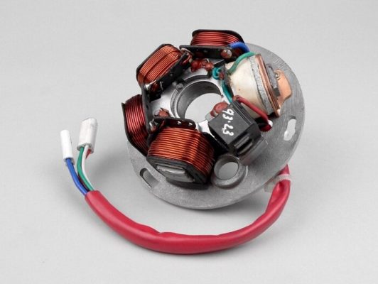 Stator origine LML star (5 fils) pour vespa LML star 2 temps