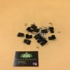 Embouts de baguettes de sol pour vespa PX (kit complet avec rivets)
