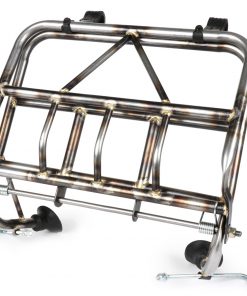 porte bagage avant métal nu pour vespa grosse coque (ACMA,Rally, Gtr...) Look Rat's garanti !