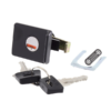 Serrure complète de boite à gant noire pour Vespa Px - T5 (CIF)