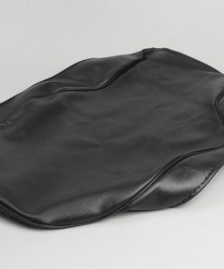 Housse de selle noire pour Vespa RALLY 180/200 vendu avec clips de montage ( housse conforme au modèle d'origine fabrication Italienne )