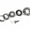 Set de roulements moteur complet pour Px 80-125-150-200 / LML150 Star, Stella150 - (version avec joint spi arbre arrière interne 27/42/10)