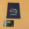 Porte documents (carte grise/ assurance) pour vespa avec logo PX