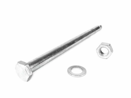 Axe (vis) moteur + écrou et rondelle M14x240mm pour vespa grosse coque type PX / GTR / Rally / TS / VNA / VNB ...
