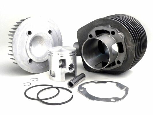 Kit Polini fonte 177cc D63 ( culasse, cylindre , piston complet , joint ) pour vespa PX 125-150 / sprint / GTR / TS ... ( ce produit est exclusivement réservé à la compétition )