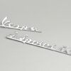 Insigne - Badge - logo pour vespa SS50 - logo tablier + coque arrière ss 50