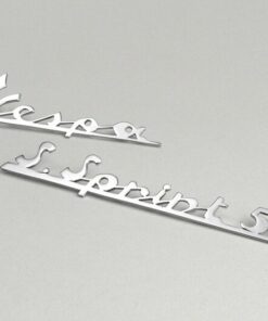Insigne - Badge - logo pour vespa SS50 - logo tablier + coque arrière ss 50