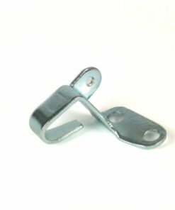 Platine de guidage de câble de frein/d’embrayage au moteur pour Vespa 50, Primavera 125, ET3, SS50, SS90 - série 1 (court levier interne embrayage)