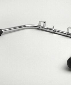 Béquille centrale chromée pour vespa 50 / Primavera / ET3 ... Diam 20mm (livrée avec tampons)