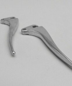 Paire de leviers de frein et d’embrayage -QUALITÉ OEM, sans boule- Vespa grosse coque (1957-1968), petite coque (1957-1968) - aluminium