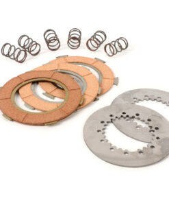Kit de disques d’embrayage  -BGM ORIGINAL type 6 ressorts pour vespa PX 80-125-150 / GTR / TS / Sprint / VBB / VBA / VNB ... set de 3 disques qualité premium (ressorts et disques lisses inclus.)