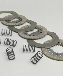 Kit disques d’embrayage garnis -SURFLEX- Vespa ACMA type N / VN1T (06001-), VN2T, VB1T, VL1T, VL2T, VL3T, VB1T, VNA1T, VNA2T (-081468) (ressorts et disques lisses inclus.)