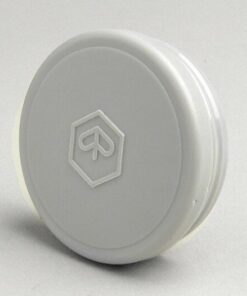 Cache trou de compteur gris pour vespa 50 (logo hexagonal)