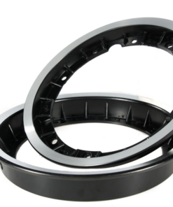 Alternative view of Pack de 2 jantes aluminium noir / bord poli (non tubless ) en 2,1 x 10 pouces pour Vespa 50 / 125 Primavera / ET3 / Sprint / Gtr / Rally / Px ...