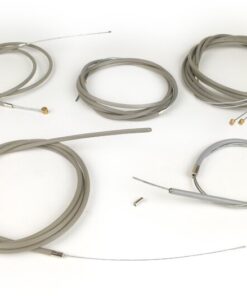 Set de câbles et gaines complet pour vespa ACMA 51-58 / V30, V33, VM, VN, VU, VL, VNA, VNB1T, VNB2T, VNB3T (-083324), VBA, VBB1T (-126334), GS150 / GS3 (VS1T)