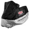 Housse protection scooter SIP Outdoor "Scooter" avec motif SIP "performance & style noir/argent ( convient pour vespa largeframe et smallframe)