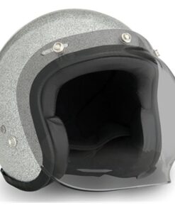 Visière de casque Jet "Bubble" couleur fumée, pour casque avec 3 points de fixations sur le haut