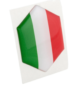 Logo - Insigne - badge de calandre Italie / autocollant  pour vespa PX 84-99 / PK S XL XL2 / LML