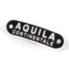 plaque de selle Aquila Continentale (à riveter à l'arrière de la selle) 65x18 mm