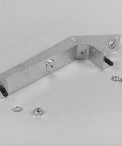 Support roue de secours en alu pour vespa 50, avec roue de 9" ouvertes (ou roue de 10 conversion)