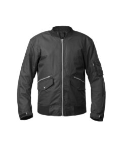 Blouson Moto 4 Square / Homologué CE avec renforts coudes, épaules et dorsale inclus. Couleur noir / taille M