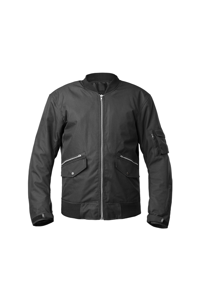 Blouson Moto 4 Square / Homologué CE avec renforts coudes, épaules