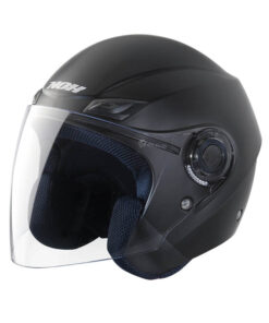 Casque NOX jet N630 noir satiné avec visière longue taille XL
