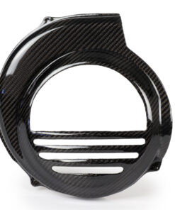 Cache volant magnétique en véritable carbone (tomas compositi) pour Vespa PX avec démarreur électrique