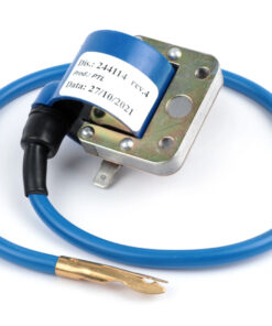 Bobine externe HT pour Vespa 50 / 125 Primavera / Gtr / Sprint / Px 1er serie ( DUCATI origine Piaggio ) avec fourche et câble