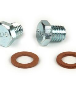 Set de 2 vis de vidange + 2 joints pour vespa (M8 x 8mm)