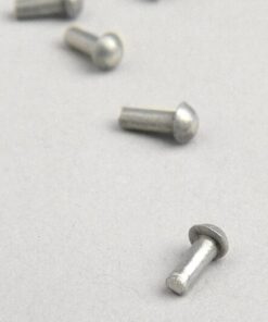 rivet à mater pour monogramme de tablier (logo,badge) ou plaque des mines  (vendu à l'unité) pour Vespa D 1,7 x 4  mm