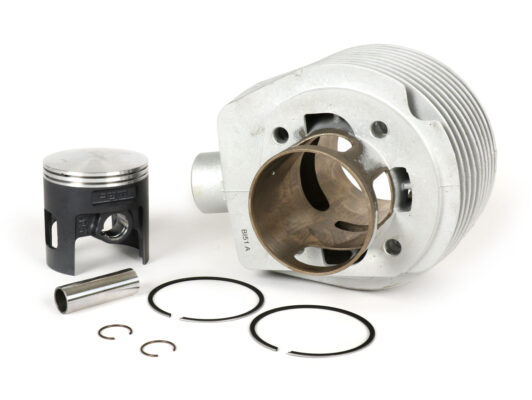 Cylindre BGM PRO ALU 177cc D63 (cylindre , piston complet , joints, sans culasse) pour vespa sprint / gtr / PX avec démarreur ( ce produit est exclusivement réservé à la compétition )