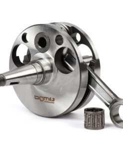 Vilebrequin -BGM PRO, admission directe, course de 57mm, bielle de 105mm- Motovespa 125, Motovespa 150S - axe de piston Ø=15mm (cage à aiguilles), conversion Vespa VNA1T-VNA2T