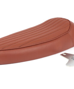 Selle Marron NISA Sport 2.0- Pour Vespa PX (avant 1984), Sprint, GT, GTR, Super, TS, GL, VNA, VBA, VNB, VBB, T4 - (en combinaison avec réservoir plat uniquement )