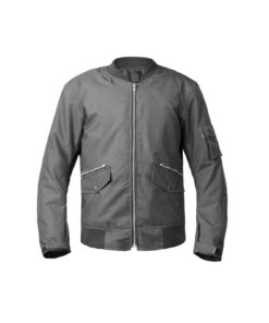 Déstockage !  Blouson Moto 4 Square / Homologué CE avec renforts coudes, épaules et dorsale inclus. Couleur Gris taille M