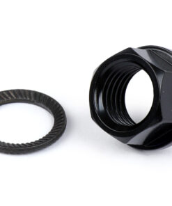 Écrou d'embrayage M12x1,50 collerette Ø=18,6mm, hauteur=9mm, taille de clé=15mm -BGM PRO- (remplace écrou crénelé, compatible avec Vespa PX, Rally180-200, Sprint, T5 125cc, Cosa1, PX 77-96...)