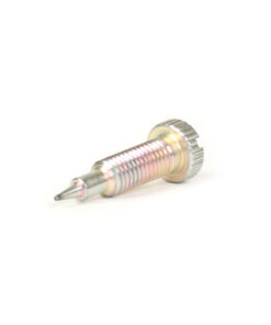 Vis de richesse courte -DELLORTO- SI 20-24mm - filetage M5x0,75mm - pointe fine (Ø=0,65mm) - type Vespa PX avec tête fendue (livré avec ressort)