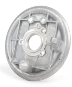 Flasque de frein arrière -QUALITÉ OEM- Pour Vespa 50 (V5A1T, 66191-), 50 S (V5SA1T, 11160-), 90 (V9A1T, 19364-), Nuova 125, Primavera 125, ET3