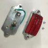 Feu arrière complet Auteroche (cabochon + porte ampoule + vis + cerclage) pour vespa ACMA 52-54